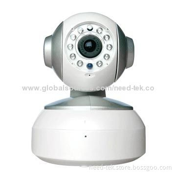 Wireless P2P PTZ IP Camera, HD 720P, Cloud Drive Storage, Built-in Access Point, Pan/Tilt